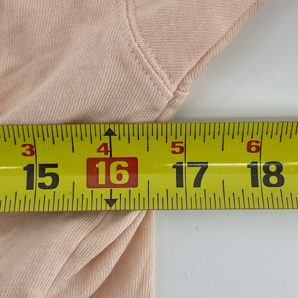 OFFLINE by Aerie Peach Tie Front Pocket Crop Top Tee XS NWT - Picture 4 of 6